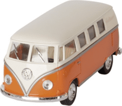 Kinsmart Volkswagen Bus klasik KT5060 (1962) na spätné natiahnutie - oranžový