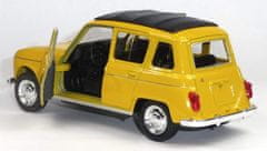 Welly Autíčko na spätné natiahnutie Renault 4 žltý