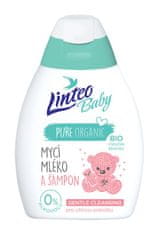 LINTEO BABY Detské umývacie mlieko a šampón