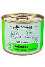 All Animals kočkopes Teľacia pečeň s kolagénom 200g