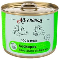 All Animals Mačkopes konz. teľacia jatýrka s kolagénom 200g