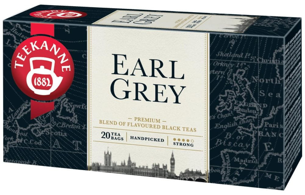 WEBHIDDENBRAND Čaj Teekanne čierny Earl Grey, 20 x 1,65 g