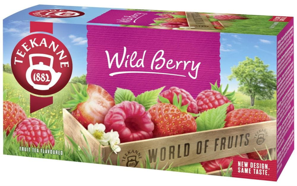 WEBHIDDENBRAND Čaj Teekanne Wild Berry, 20 x 2 g