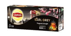 Čaj Lipton Earl Grey čierny, 25 x 1,5 g