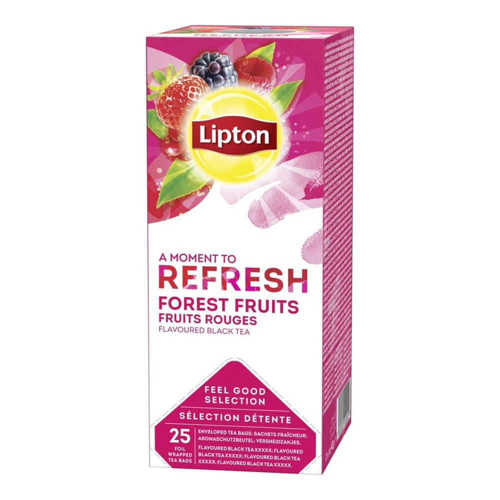 WEBHIDDENBRAND Ovocný čaj Lipton Refresh Lesné plody, 25x 1,6 g