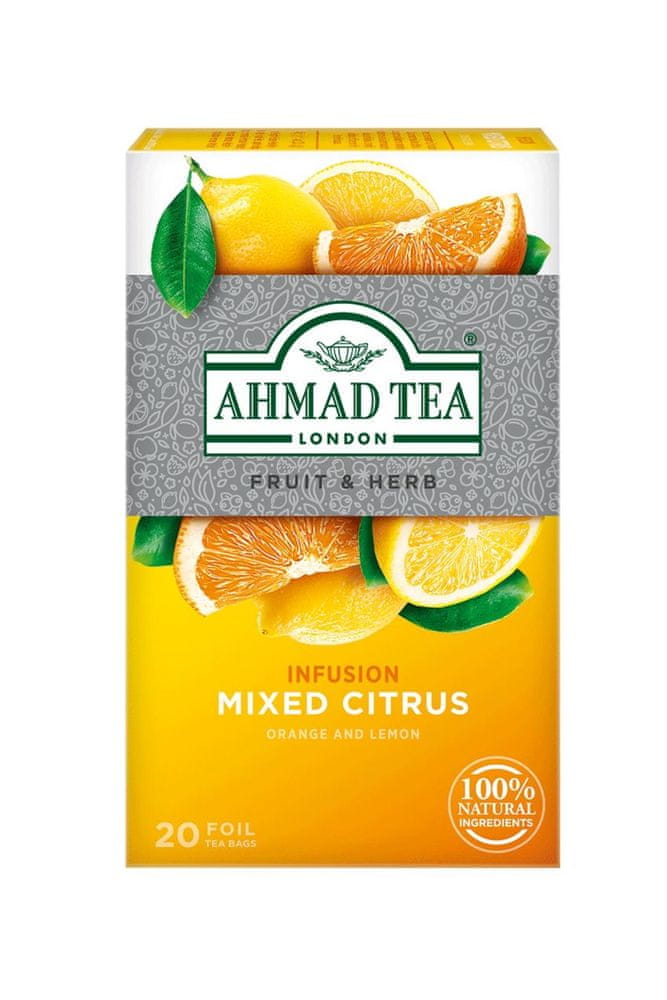 WEBHIDDENBRAND Ovocný čaj Ahmad - mix citrusov, 20x 2 g