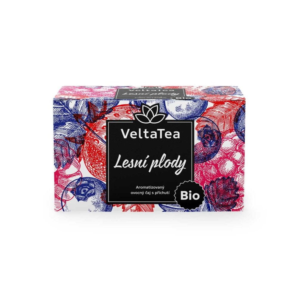 WEBHIDDENBRAND Velta Tea Ovocný čaj VeltaTea - lesné plody, bio, 20x 2 g