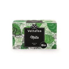 Velta Tea Bylinný čaj VeltaTea - mätový, bio, 20x 1,2 g