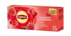 Lipton Ovocný čaj Liton - malina a brusnica, 20x 1,6 g