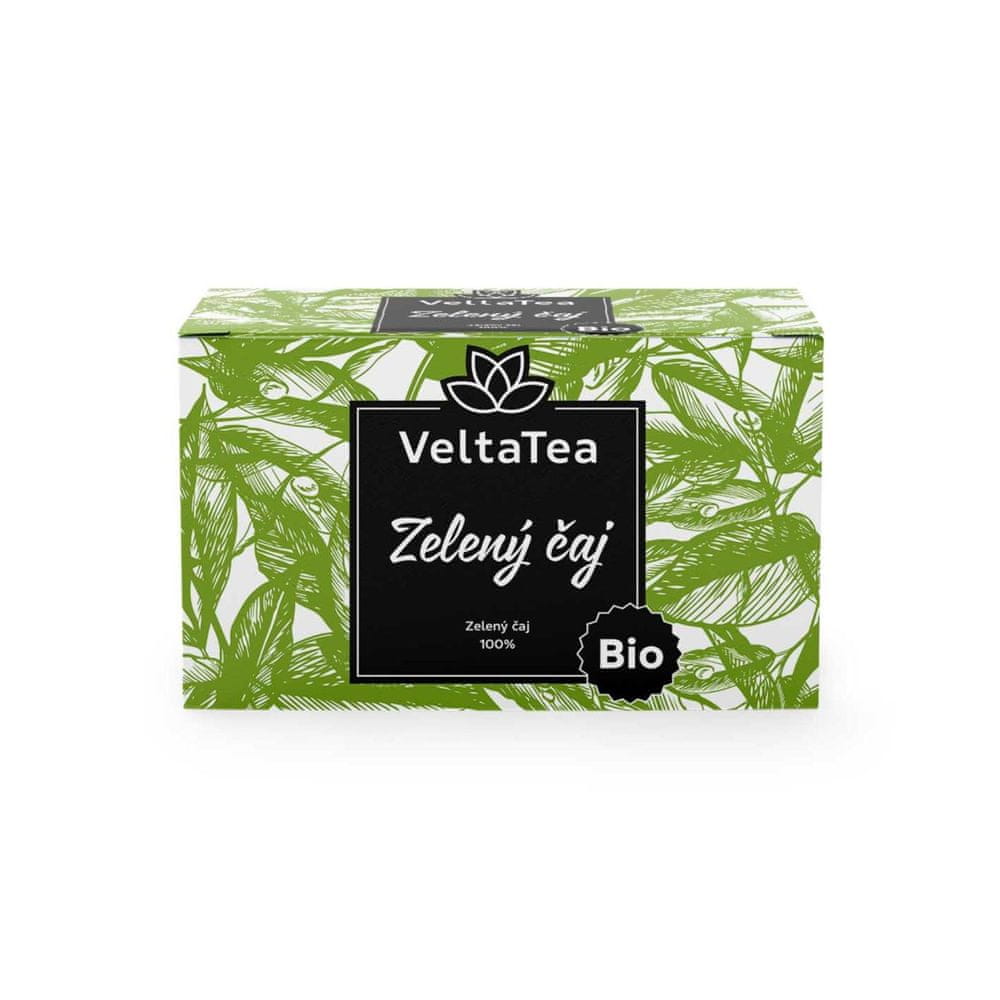 WEBHIDDENBRAND Velta Tea Zelený čaj VeltaTea - bio, 20x 1,5 g