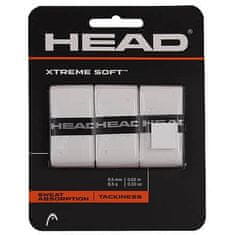 Head XtremeSoft 3 overgrip omotávka tl. 0,5 mm biela Balenie: 3 ks