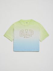Gap Bavlnené tričko organic s logom S