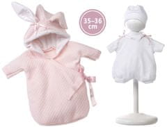 Llorens M636-36 obleček pro panenku miminko NEW BORN velikosti 35-36 cm