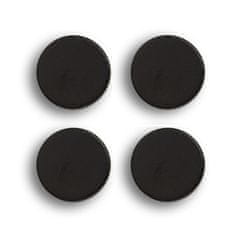 Zeller Magnety okrúhle 4ks, čierne, priemer 2,3cm