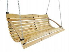 TopKing Záhradná drevená hojdačka 120 cm