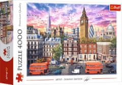 Trefl Puzzle Prechádzka Londýnom 4000 dielikov