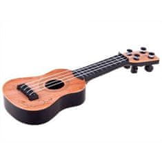 JOKOMISIADA Detské ukulele 25cm, svetlohnedé