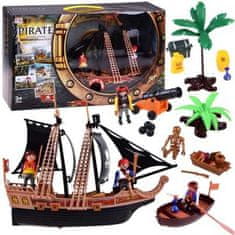 JOKOMISIADA Pirátska loď s príslušenstvom a zvukom