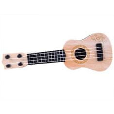 JOKOMISIADA Detské ukulele 25cm, béžová