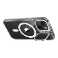 ESR ESR Classic Hybrid Case so stojanom pre iPhone 15 Plus, Magsafe (transparentný)