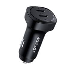 AceFast Nabíjačka do auta Acefast B2, 72 W, 2x USB-C (čierna)