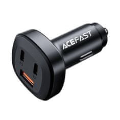 AceFast Nabíjačka do auta Acefast B3, 66 W, 2x USB-C + USB (čierna)