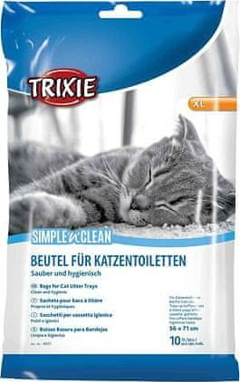 Trixie Sáčky pro kočičí WC XL: 56 x 71 cm, 10 ks