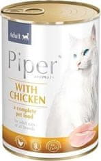 Piper PIPER CAT konzerva pro kočky, s kuřecím masem 400g