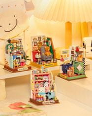 Robotime miniatura domečku Prázdninový obývací pokoj