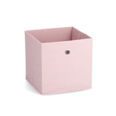 Zeller Úložný box textilný ružový 28x28x28cm