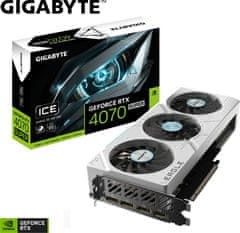 GIGABYTE GeForce RTX 4070 SUPER EAGLE OC ICE 12G, 12GB GDDR6X