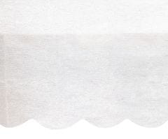 Unique Plastový obrus biely čipkovaný 137x274cm