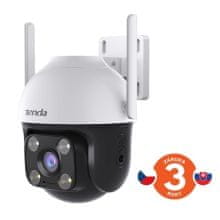 Tenda CH3-WCA - bezdrôtová vonkajšia otočná FullHD IP kamera, RJ45, nočné IR + LED svetlo, zvuk