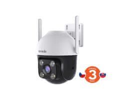Tenda RH7-WCA - bezdrôtová vonkajšia otočná 4MP IP kamera, RJ45, nočné IR + LED svetlo, zvuk