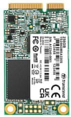 Transcend MSA220S 256 GB SSD disk mSATA, SATA III 6 Gb/s (3D TLC), 560 MB/s R, 500 MB/s W
