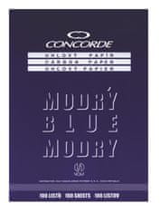 Uhlový papier Concorde, A4, 25 listov, modré