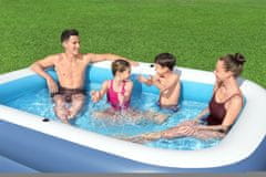 Alltoys Obdĺžnikový bazén s clonou proti slnku 2,54 mx 1,78 mx 1,40
