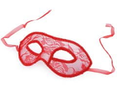 Karnevalová maska - škraboška - červená