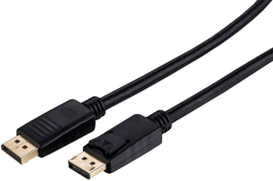 C-Tech kábel Displayport 1.2, 4K@60Hz, M/M, 0.5m