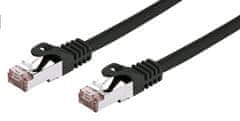 C-Tech kábel patchcord Cat6, FTP, 1m, čierna
