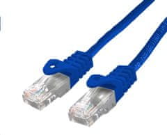 C-Tech kábel patchcord Cat6, UTP, 1m, modrá