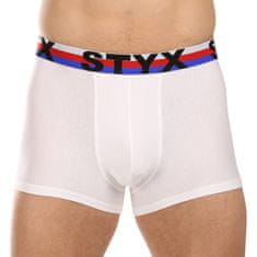 Styx 3PACK pánske boxerky long športová guma viacfarebné trikolóra (3U19001) - veľkosť XL