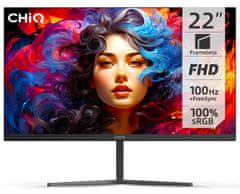 CHiQ 22" bezrámčekový monitor 22F650 Full HD 100 Hz UltraSlim