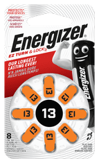 Energizer 13 SP-8 gombíkové batérie pre audioprotetiku 8ks 1,4V EN-634922