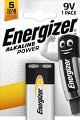 Energizer 6LR61 Alkaline Power batéria 9V 1ks 7638900297409