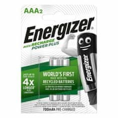 Energizer Power Plus AAA 700mAh 1,2V 2ks nabíjateľné batérie E300626500
