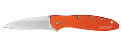 Kershaw 1660OR LEEK - ORANGE vreckový nôž 7,5 cm, oranžová, hliník
