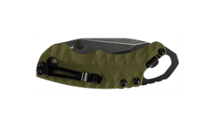 Kershaw 8750TOLBW SHUFFLE II FDE vreckový nôž 6,6 cm, Blackwash, zelená, GFN
