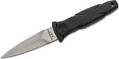 Smith and Wesson SWHRT3 Military Boot Knife nôž na krk 8,6 cm, čierna, TPR, plastové puzdro