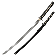 Cold Steel 88ABK Gold Lion Katana meč/katana 76,2 cm, koža, drevené puzdro 